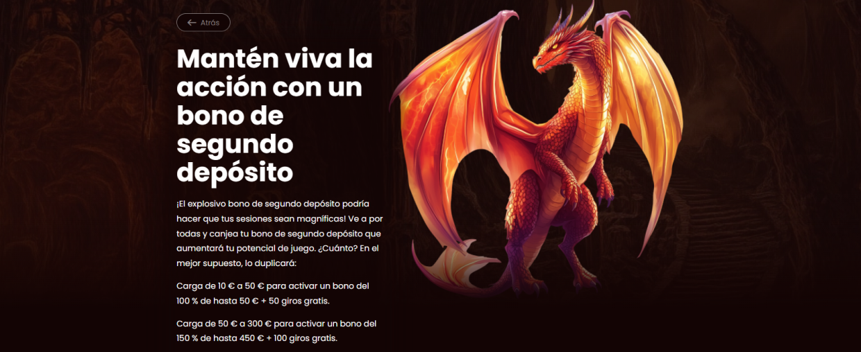 Dragon Slots Bonificaciones